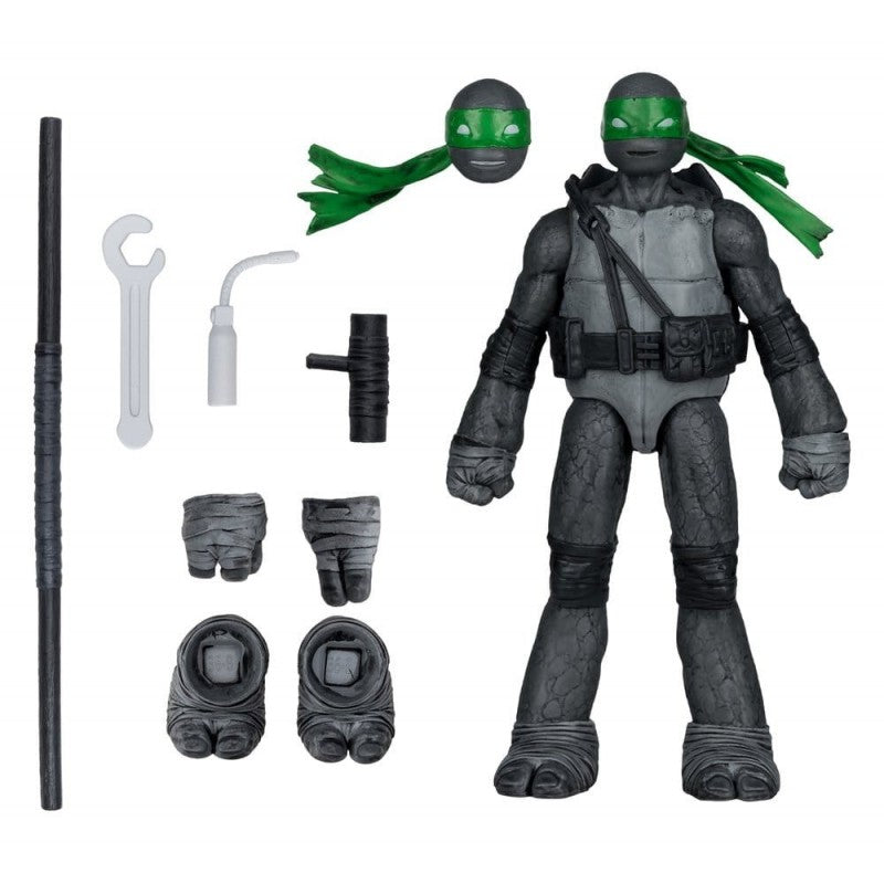 Figura Donatello (Black, White & Green) Red Platinum Edition — TMNT Page Punchers Wave 2 - McFarlane
