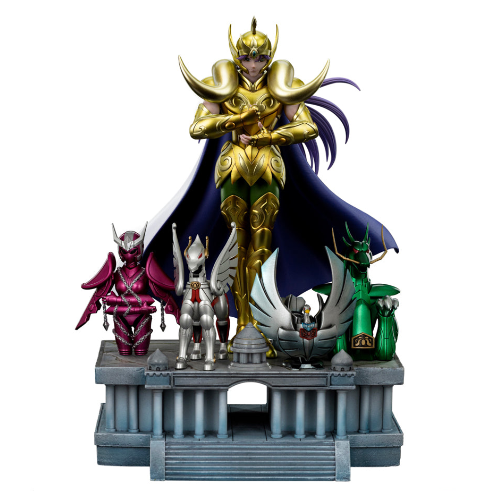 Estátua Aries Mu Deluxe- Saint Seiya - Art Scale 1/10 - Iron Studios