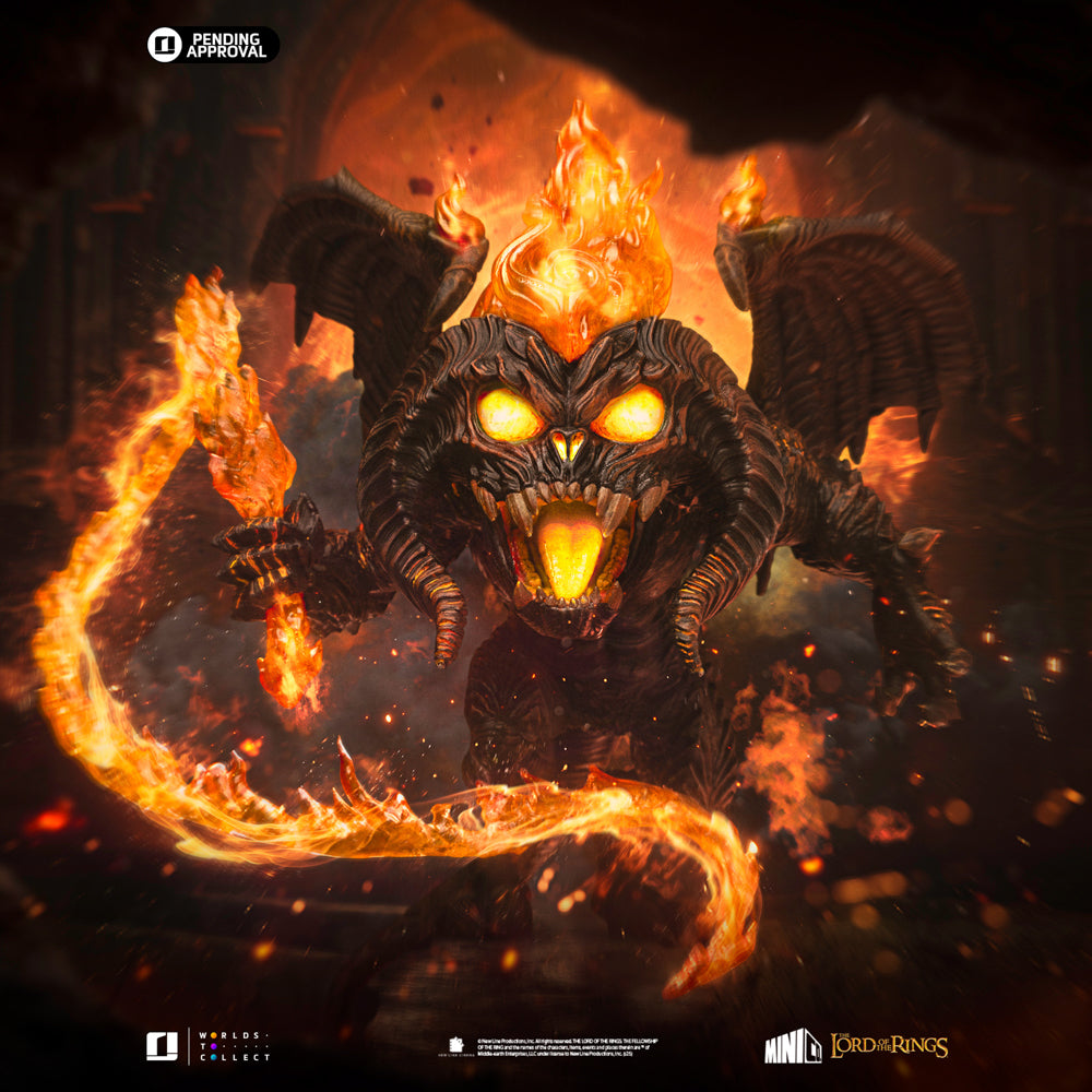 Estátua Balrog - The Lord of the Rings - Minico - Iron Studios