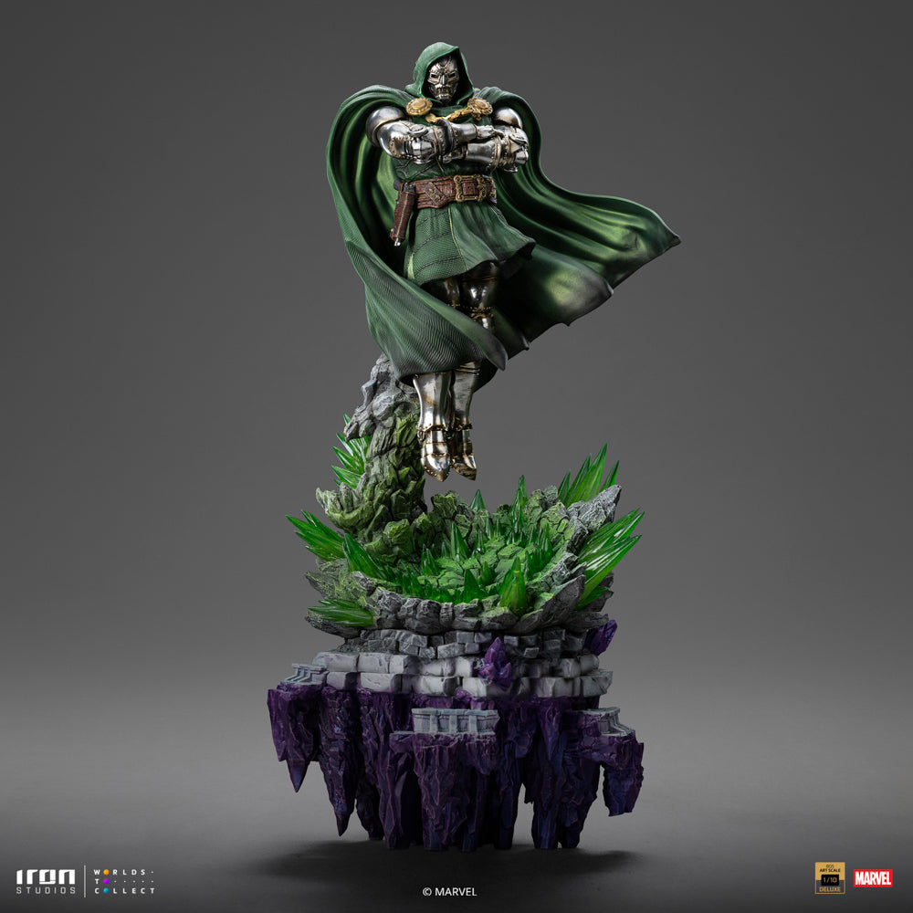 Estátua Doctor Doom Deluxe - Infinity Gauntlet Diorama - BDS Art Scale 1/10 - Iron Studios