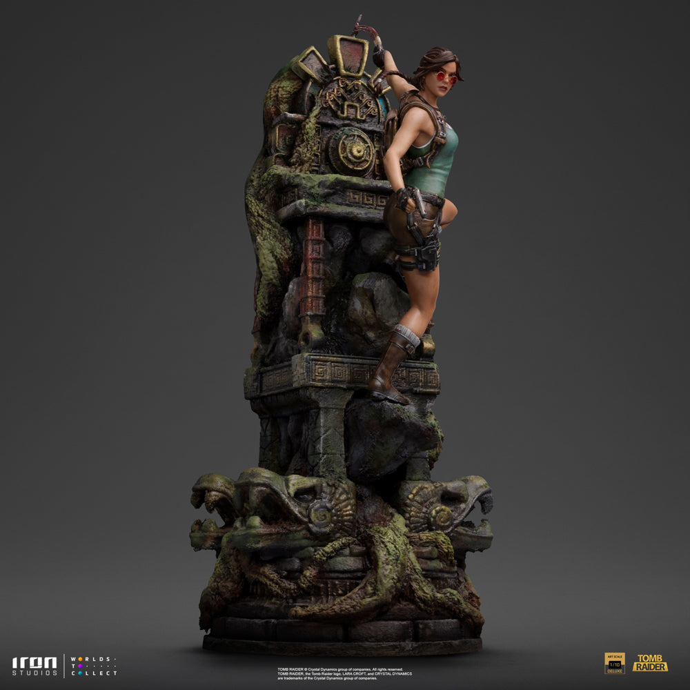 Estátua Lara Croft Deluxe - Tomb Raider - Art Scale 1/10 - Iron Studios