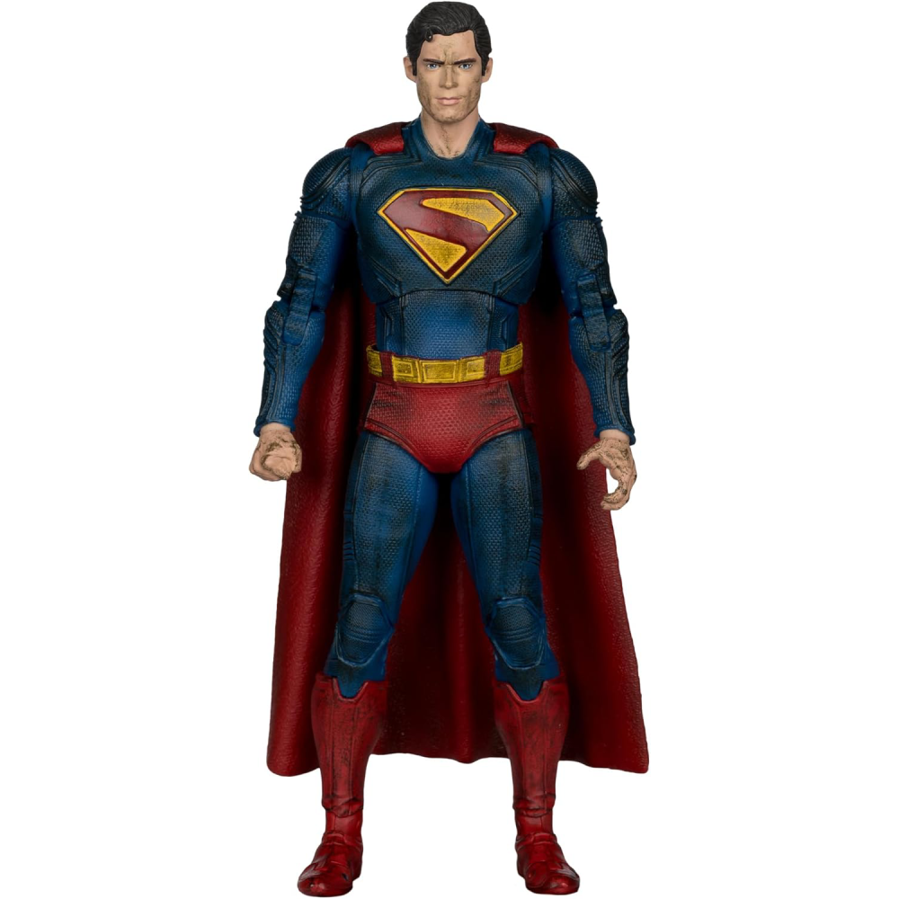 Figura Superman Battle Damage Gold Label - Superman Movie - DC Movie - 7 Scale - McFarlane