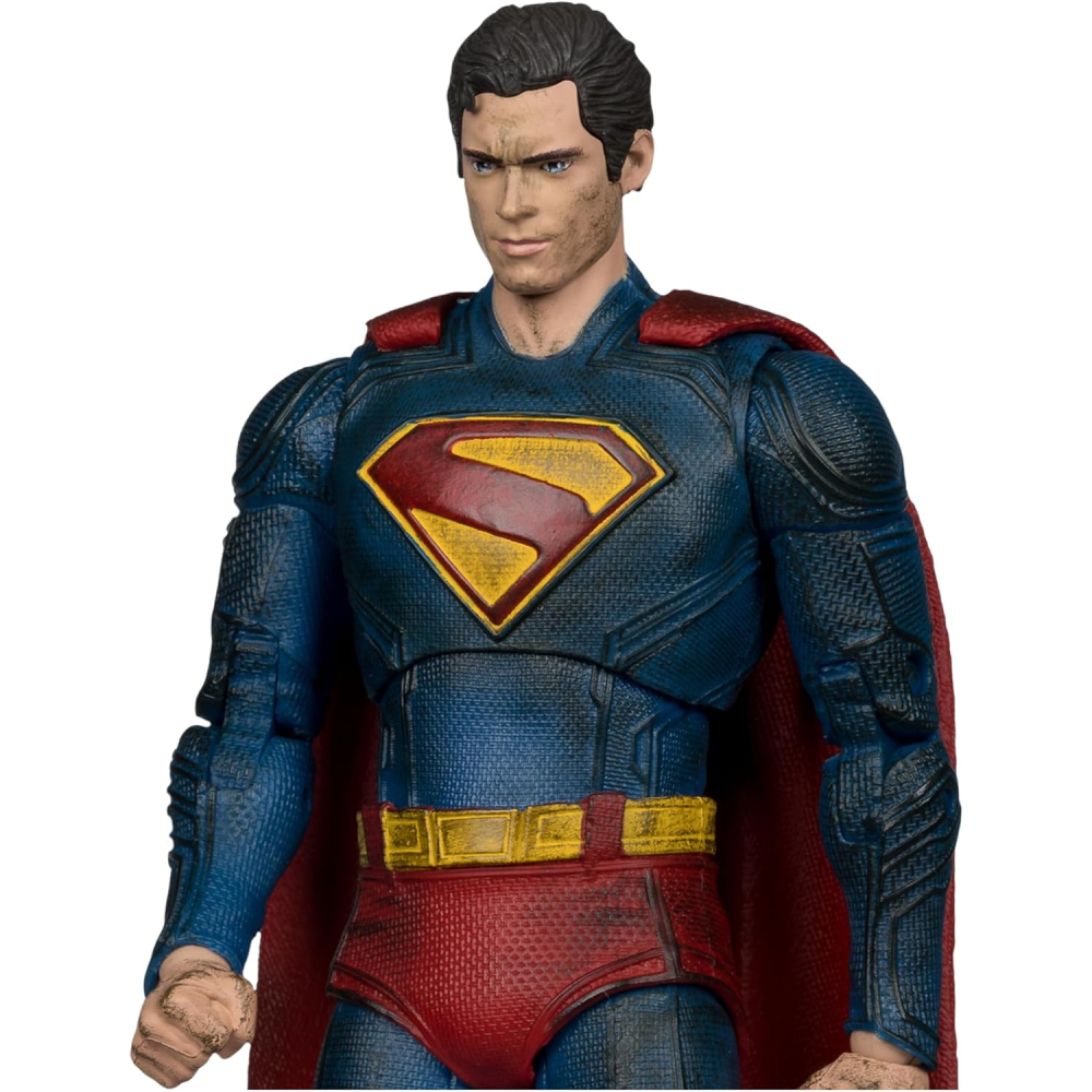 Figura Superman Battle Damage Gold Label - Superman Movie - DC Movie - 7 Scale - McFarlane