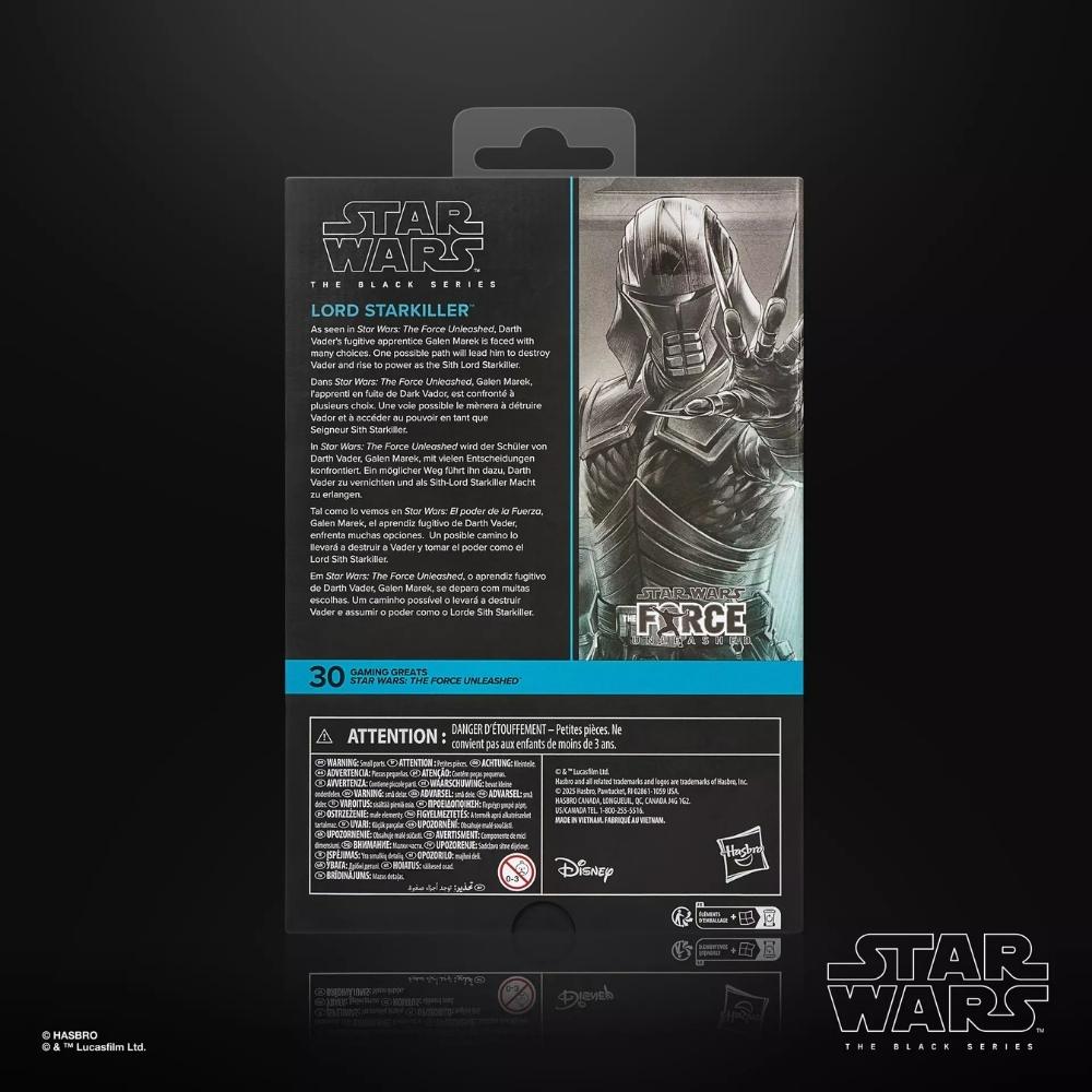 Pré-venda - Figura Lord Starkiller Deluxe - Star Wars - Black Series - Hasbro