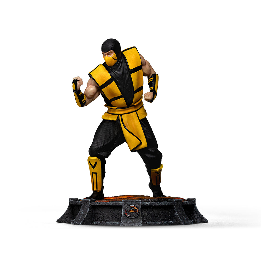 Iron Studios Minico Scorpion De Mortal Kombat – Estatua De 15,5 Cm En PVC Pintado A Mano, Pose De Combate Con Cadena Kunai Y Base Cadena Kunai Pose Combate Iron Studios Minico Scorpion De Mortal Kombat – Estatua De 15,5 Cm En PVC Pintado A Mano, Pose De Combate Con Cadena Kunai Y Base Cadena Kunai Pose Combate