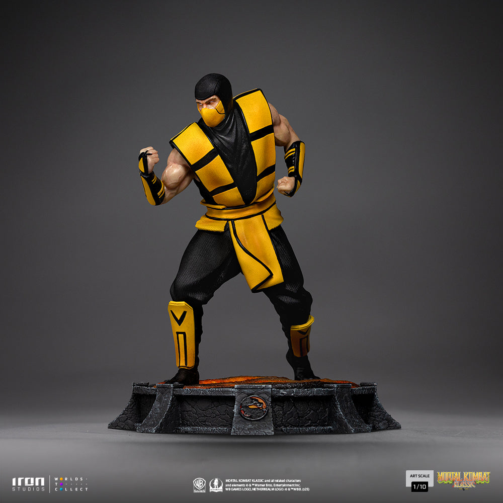 Voucher Pré-venda - Estátua Scorpion (Variant) - Mortal Kombat - MK Ninjas - Art Scale 1/10 - Iron Studios