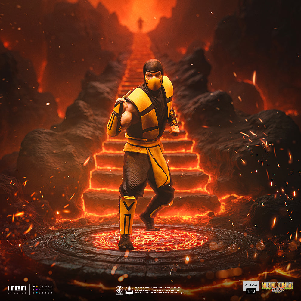 Voucher Pré-venda - Estátua Scorpion (Variant) - Mortal Kombat - MK Ninjas - Art Scale 1/10 - Iron Studios