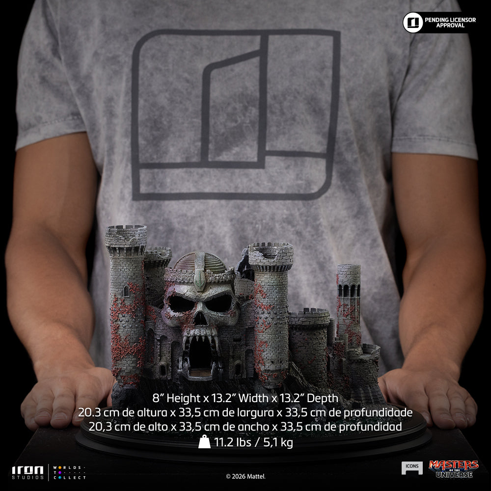 Voucher Pré-venda - Estátua Grayskull Castle - Masters of the Universe 2026 - Icons - Iron Studios