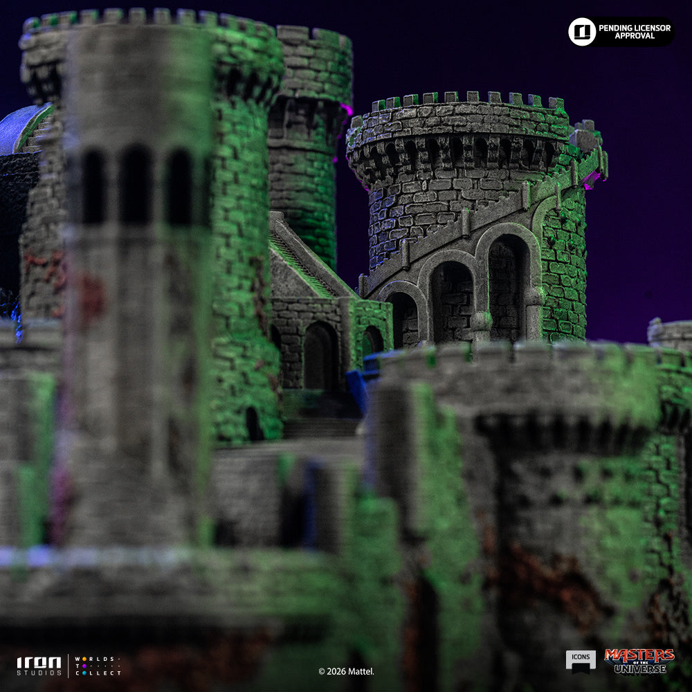 Voucher Pré-venda - Estátua Grayskull Castle - Masters of the Universe 2026 - Icons - Iron Studios