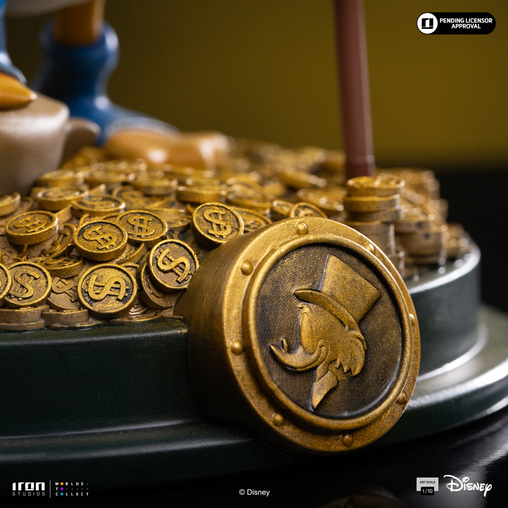 Voucher Pré-venda - Estátua Uncle Scrooge Mcduck - Duck Tales - Art Scale 1/10 - Iron Studios