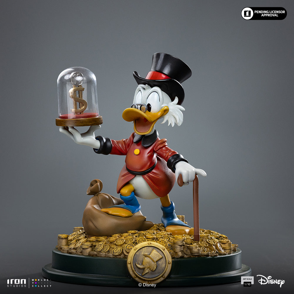 Voucher Pré-venda - Estátua Uncle Scrooge Mcduck - Duck Tales - Art Scale 1/10 - Iron Studios