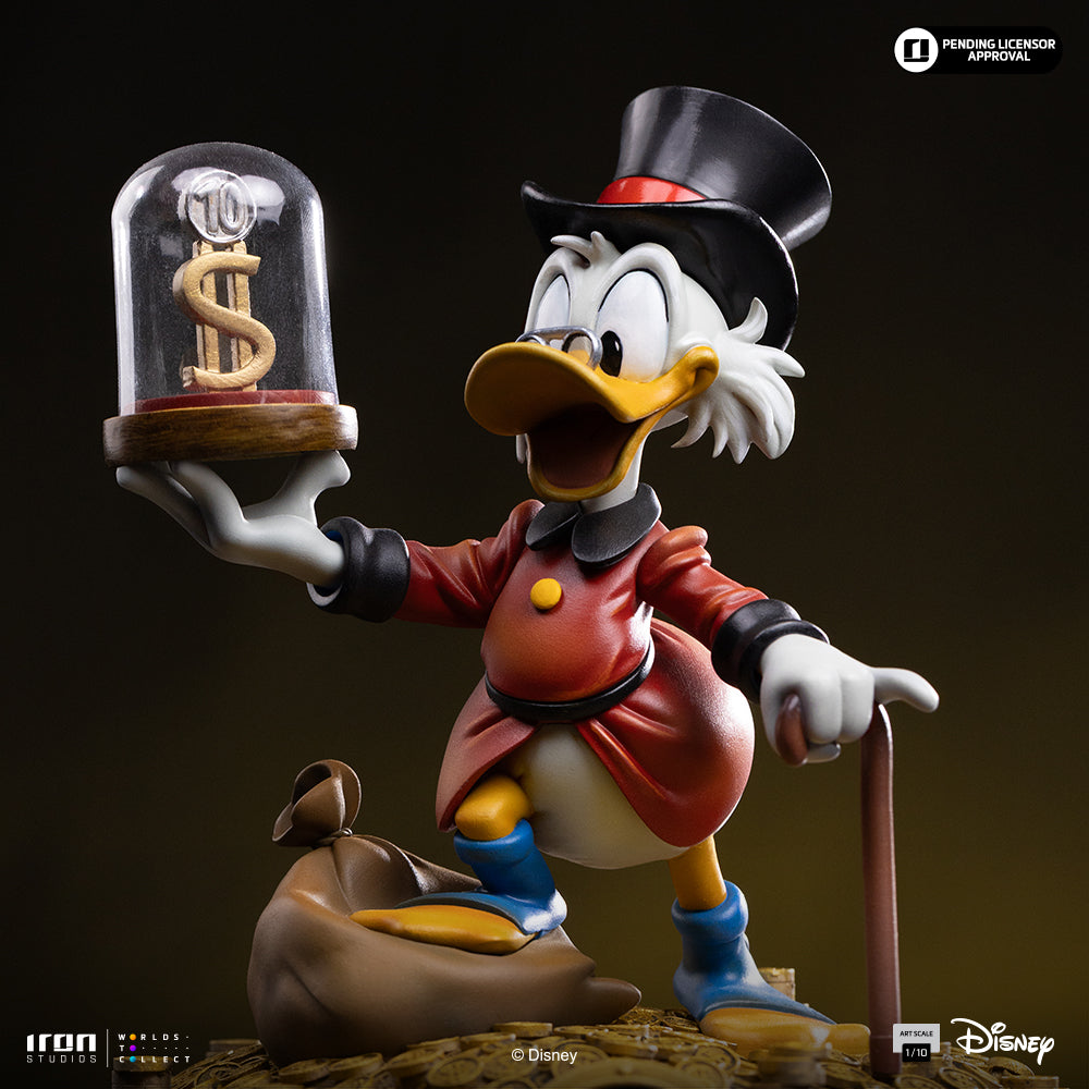 Voucher Pré-venda - Estátua Uncle Scrooge Mcduck - Duck Tales - Art Scale 1/10 - Iron Studios