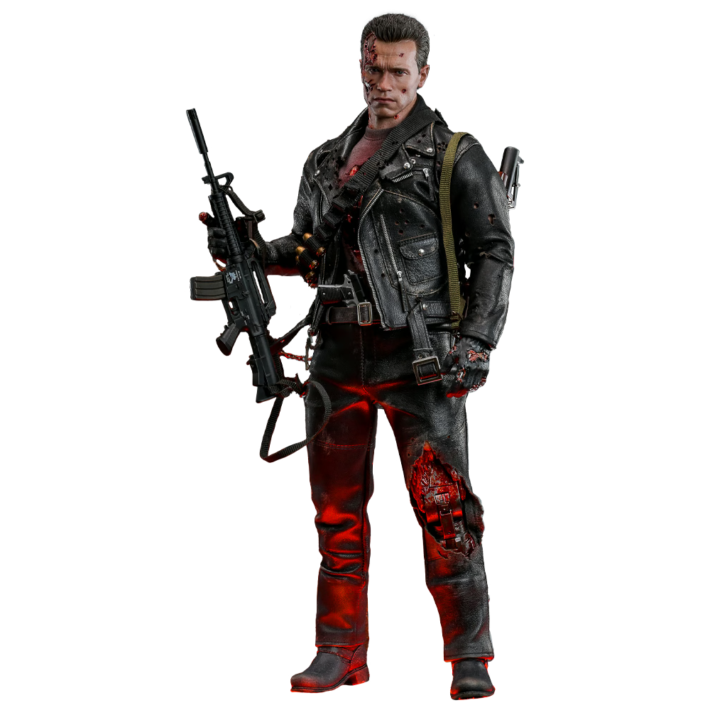 Figura T-800 (Battle Damaged 2.0) – Terminator 2 Judgment Day – 1/6 Scale – Hot Toys
