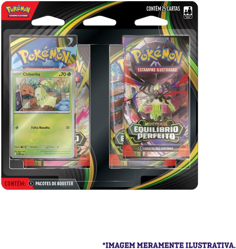 Pokemon TCG: Mega Evolucao - Equilibrio Perfeito - 4-Pack Blister