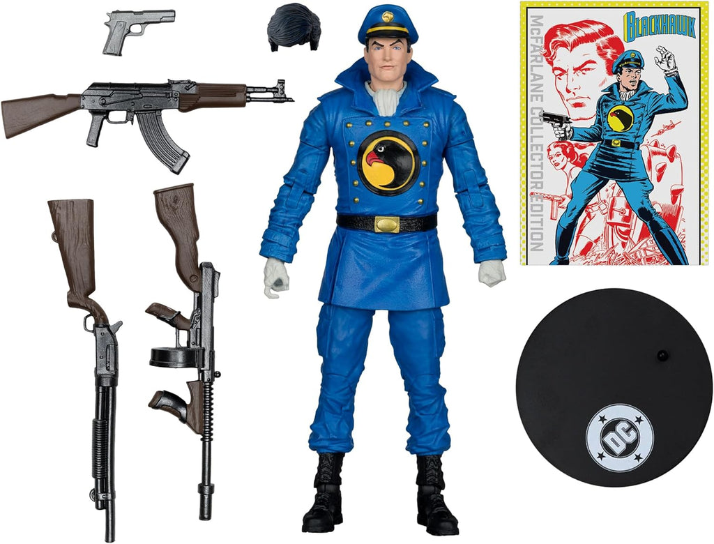 Figura Black Hawk #49 (DC CLASSIC) - Collector Edition - Dc Comics Wave 13 - 7'' Scale - Mcfarlane