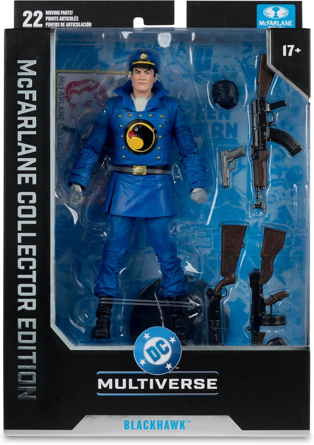 Figura Black Hawk #49 (DC CLASSIC) - Collector Edition - Dc Comics Wave 13 - 7'' Scale - Mcfarlane