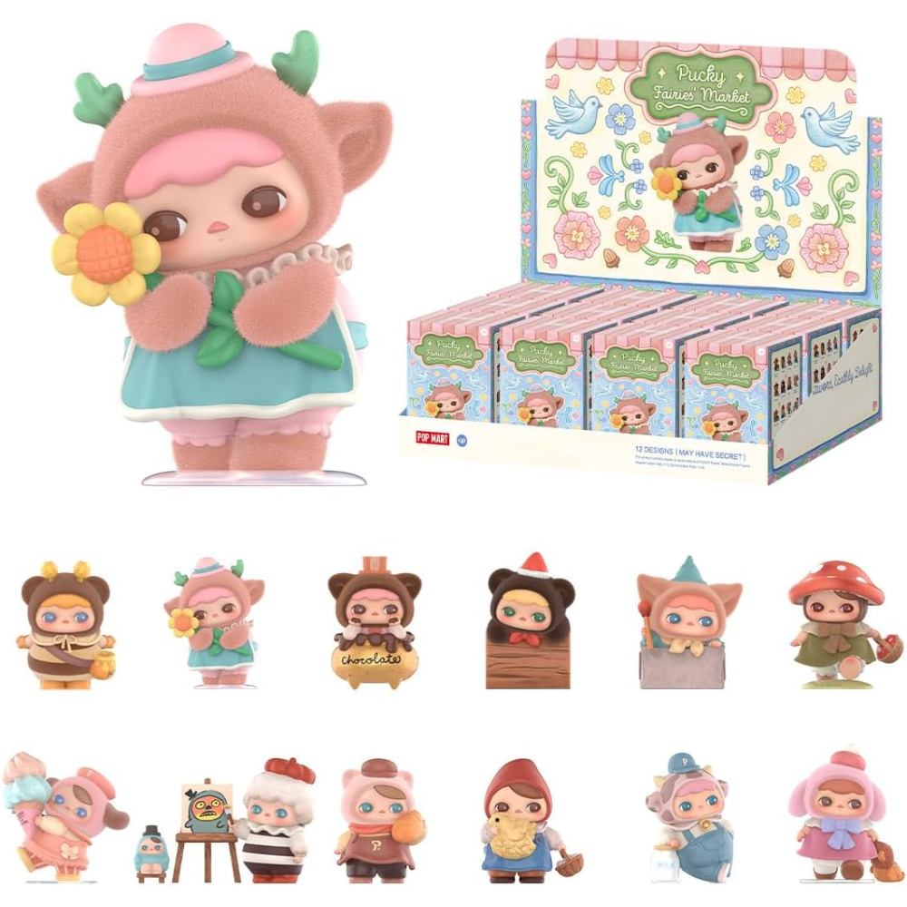 Blind Box PUCKY - Fairies’ Market - Collectible Surprise Figure - Pop Mart