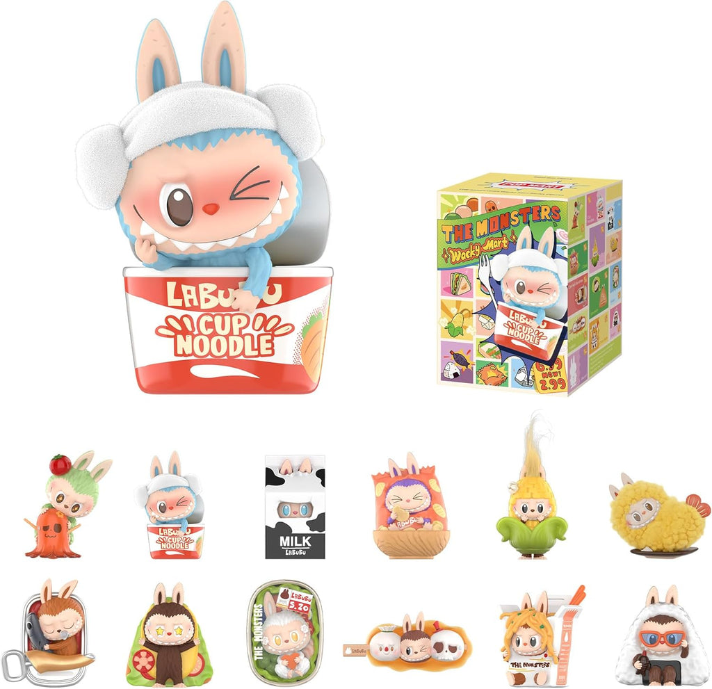 Blind Box Labubu - The Monsters Wacky Mart - Collectible Surprise Figure - Pop Mart