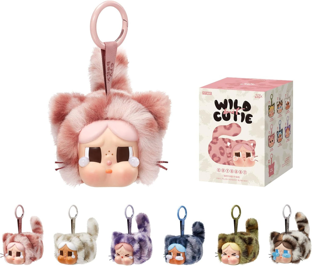 Chaveiro BLIND BOX CRYBABY - Wild but Cutie - Collectible Surprise Keychain - Pop Mart