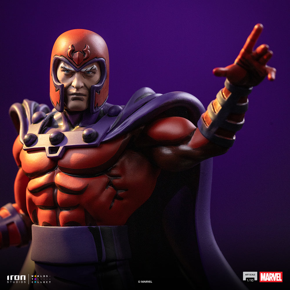 MR.G＆MAKOTOアートピース　セット Estátua Magneto - X-Men '97 - Art Scale 1/10 - Iron Studios – Iron