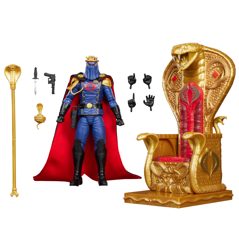 Pré-venda - Figura King Cobra Commandar - G.I Joe - Hasbro