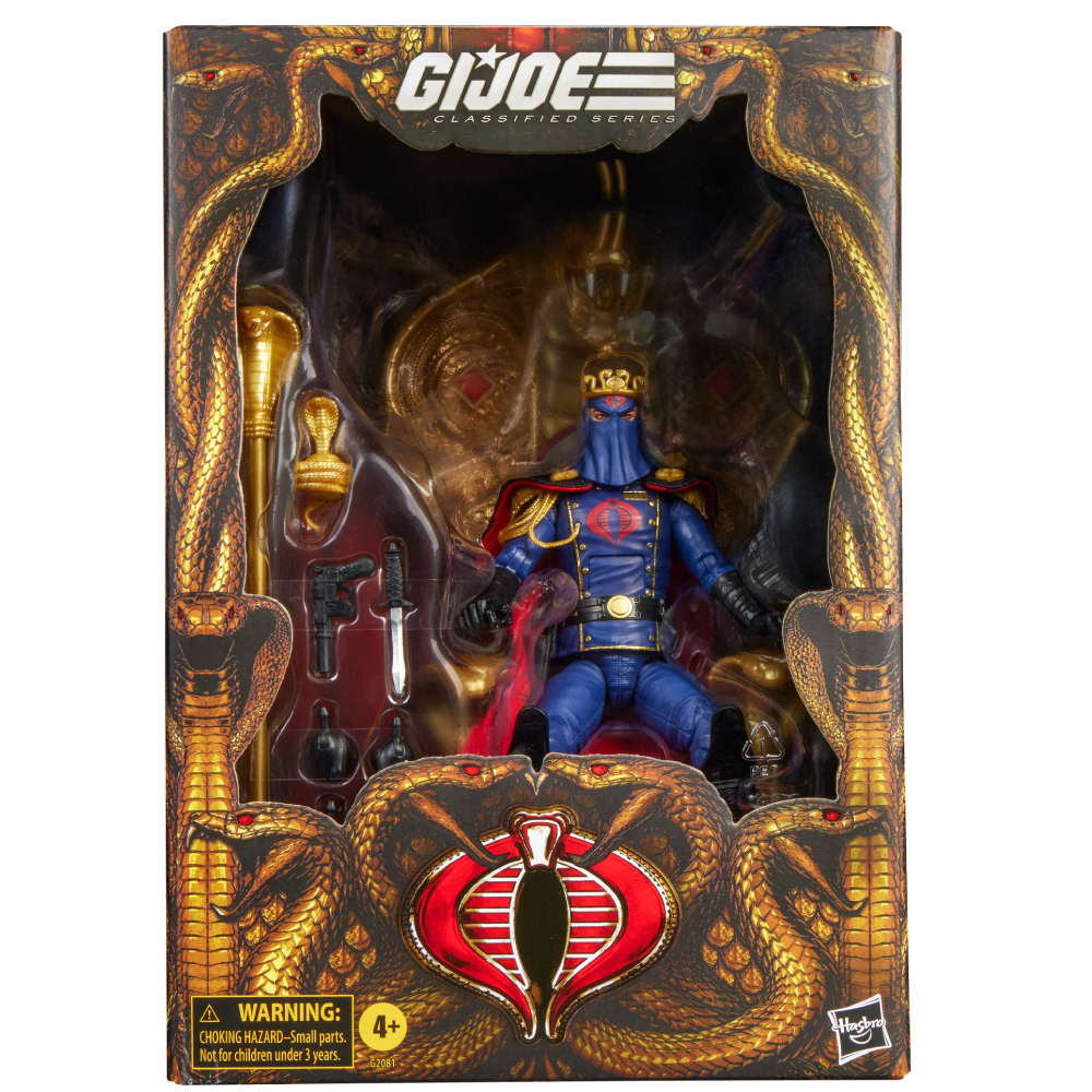 Pré-venda - Figura King Cobra Commandar - G.I Joe - Hasbro