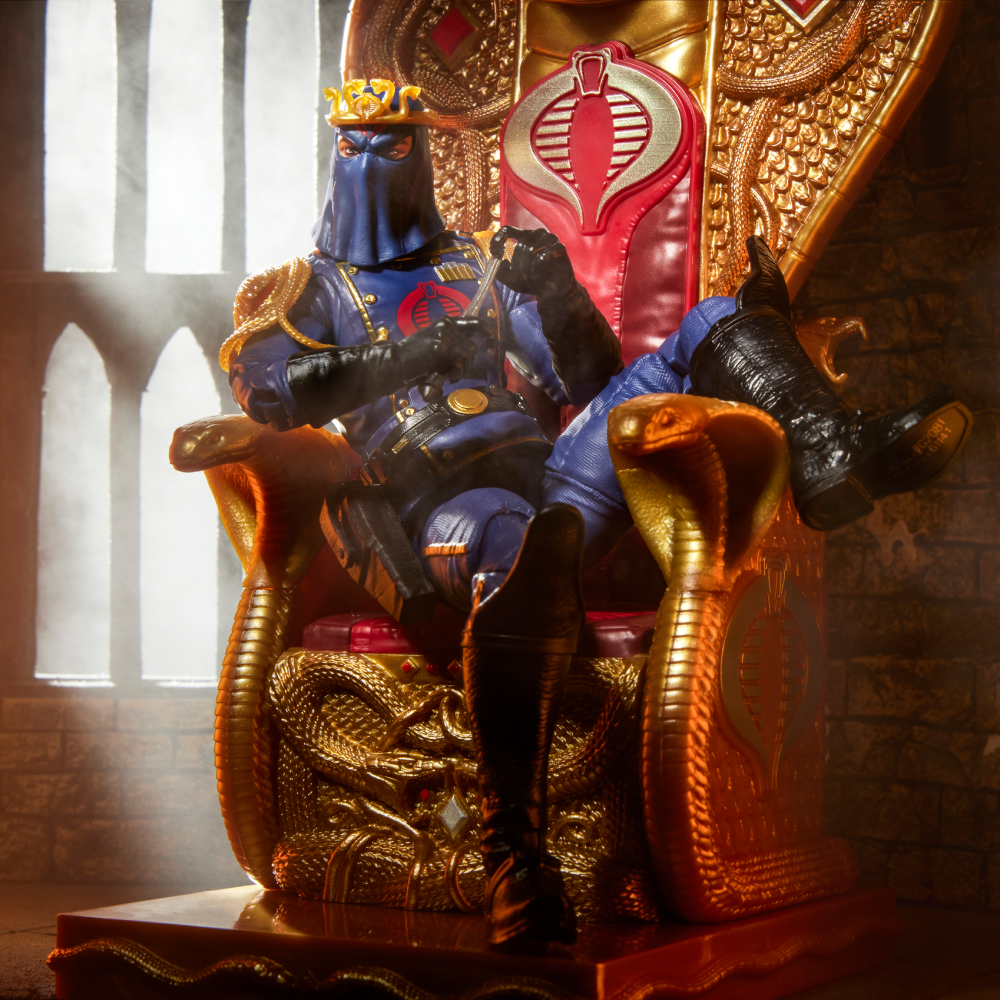 Pré-venda - Figura King Cobra Commandar - G.I Joe - Hasbro