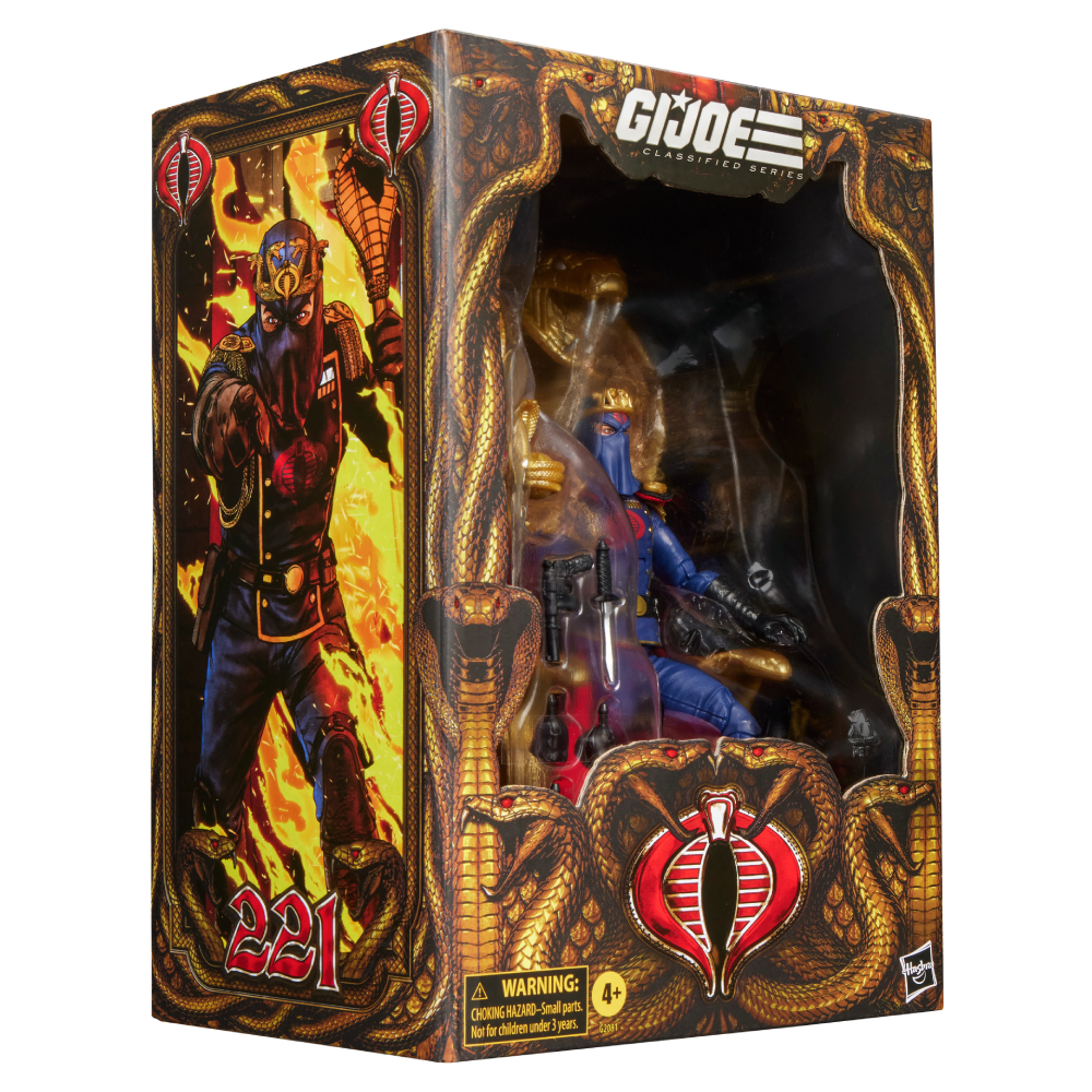 Pré-venda - Figura King Cobra Commandar - G.I Joe - Hasbro