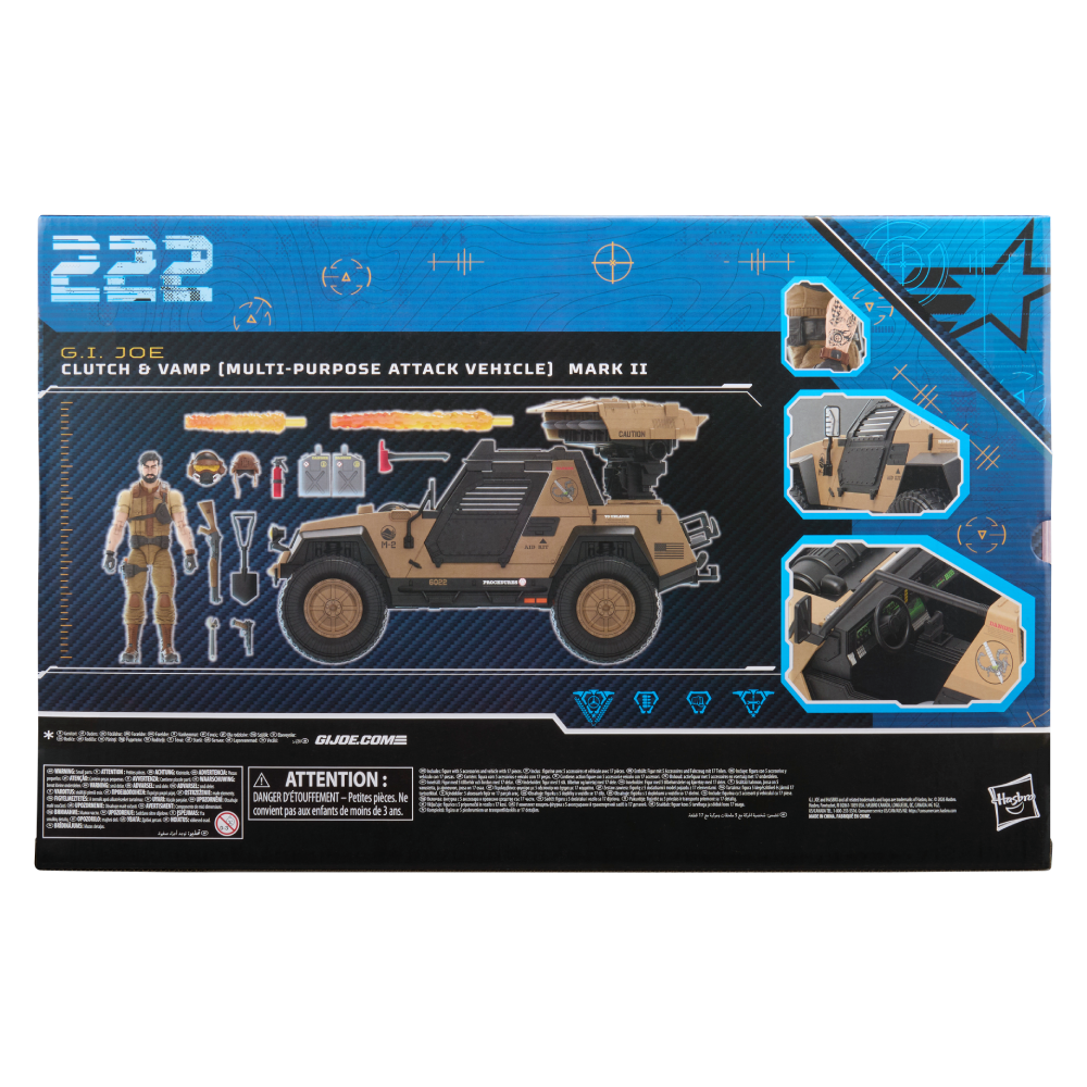 Pré-venda - Figura Cluth and Vamp MK II - G.I Joe - Hasbro