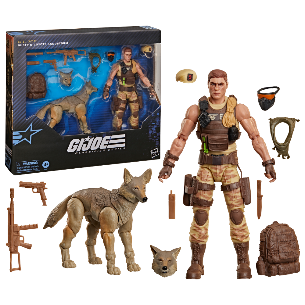 Pré-venda - Figura Dusty and Sandstorm - G.I Joe - Hasbro