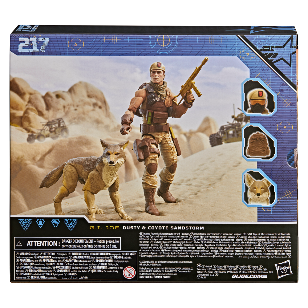 Pré-venda - Figura Dusty and Sandstorm - G.I Joe - Hasbro