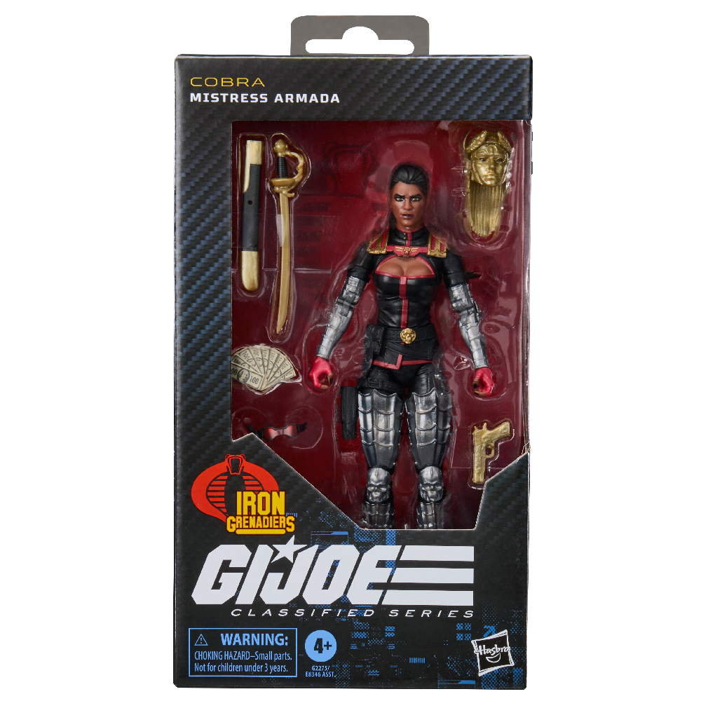 Pré-venda - Figura Iron Grenadier Misstress Armada - G.I Joe - Hasbro