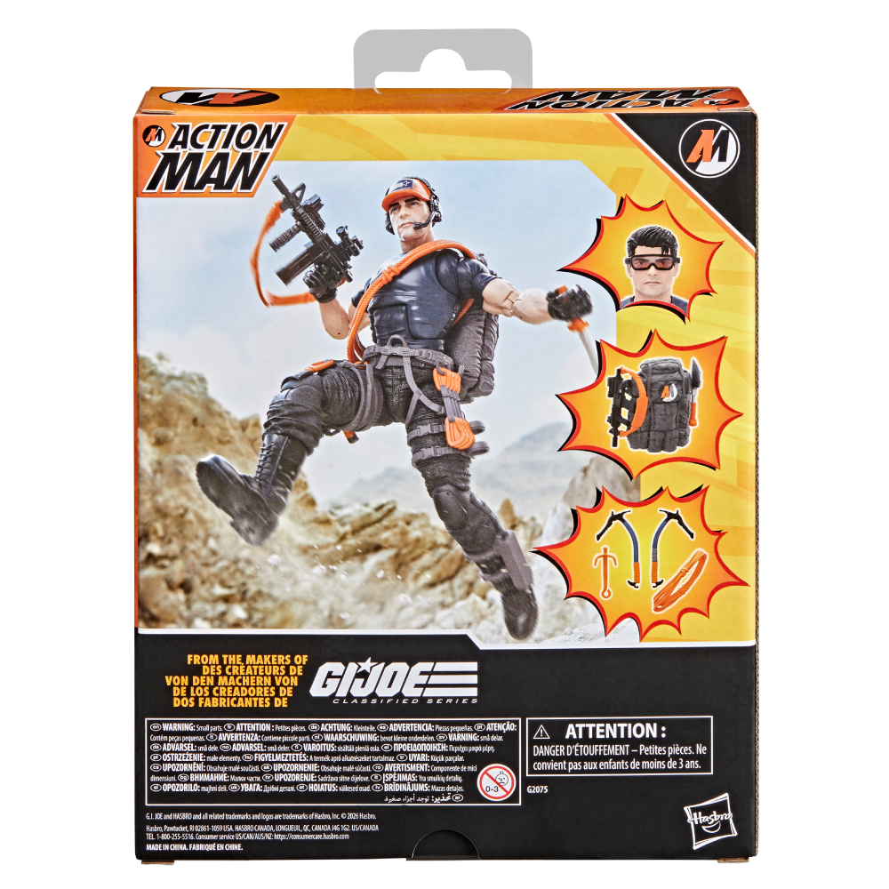Pré-venda - Figura Action Man From The Creators of G.I Joe Classified - Hasbro