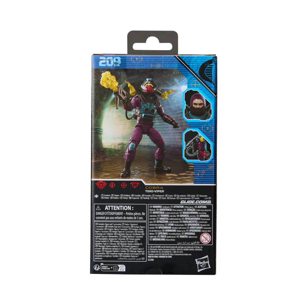 Pré-venda - Figura Toxo-Viper - G.I Joe - Hasbro