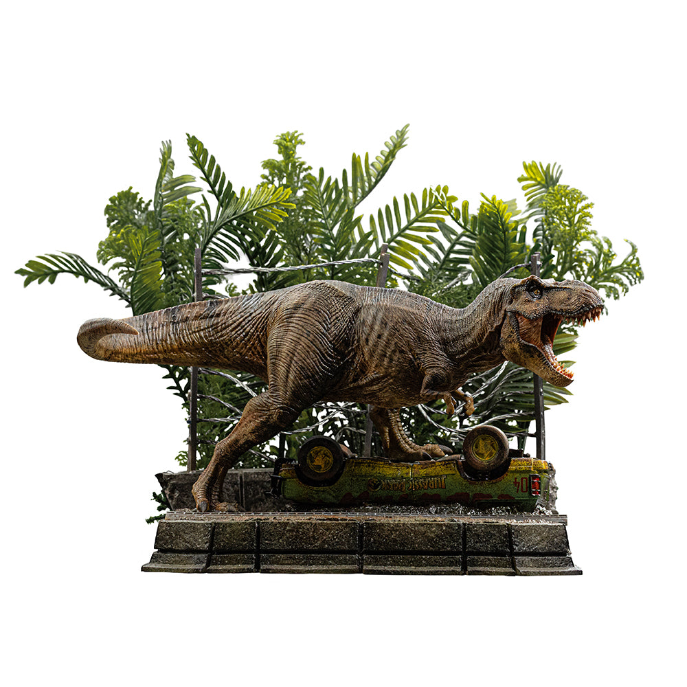 Voucher Pré-Venda - Estátua T-Rex Breakout Set A - Jurassic Park - Icons - Iron Studios