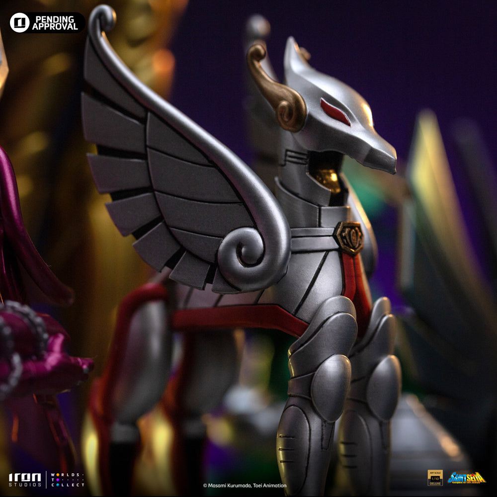 Estátua Aries Mu - Saint Seiya - Deluxe Art Scale 1/10 - Iron Studios