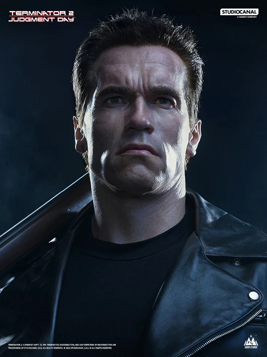 Estátua T-800 Life-Size Bust - Terminator 2 - Queen Studios