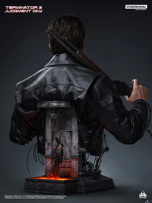 Estátua T-800 Life-Size Bust - Terminator 2 - Queen Studios