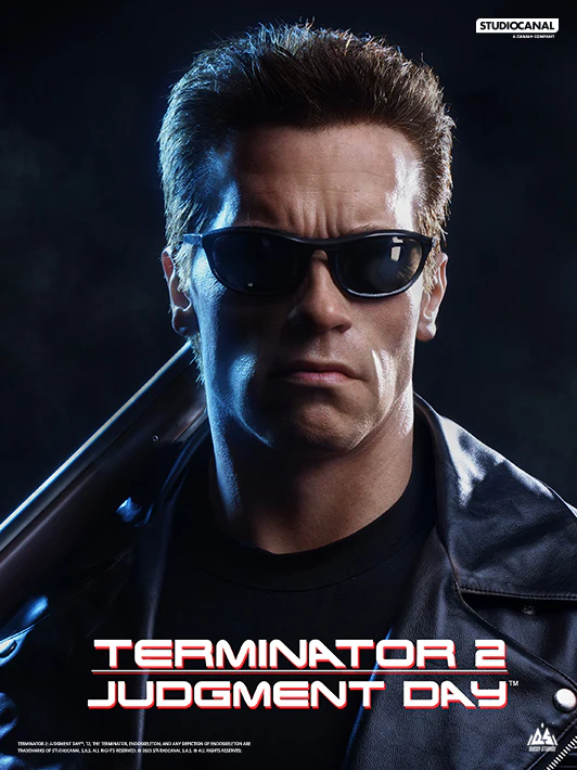 Estátua T-800 Life-Size Bust - Terminator 2 - Queen Studios