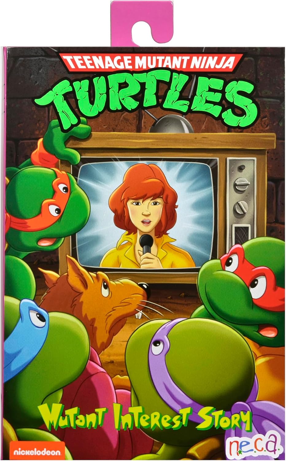 Figura Ultimate April O'Neil - Cartoon - TMNT - NECA