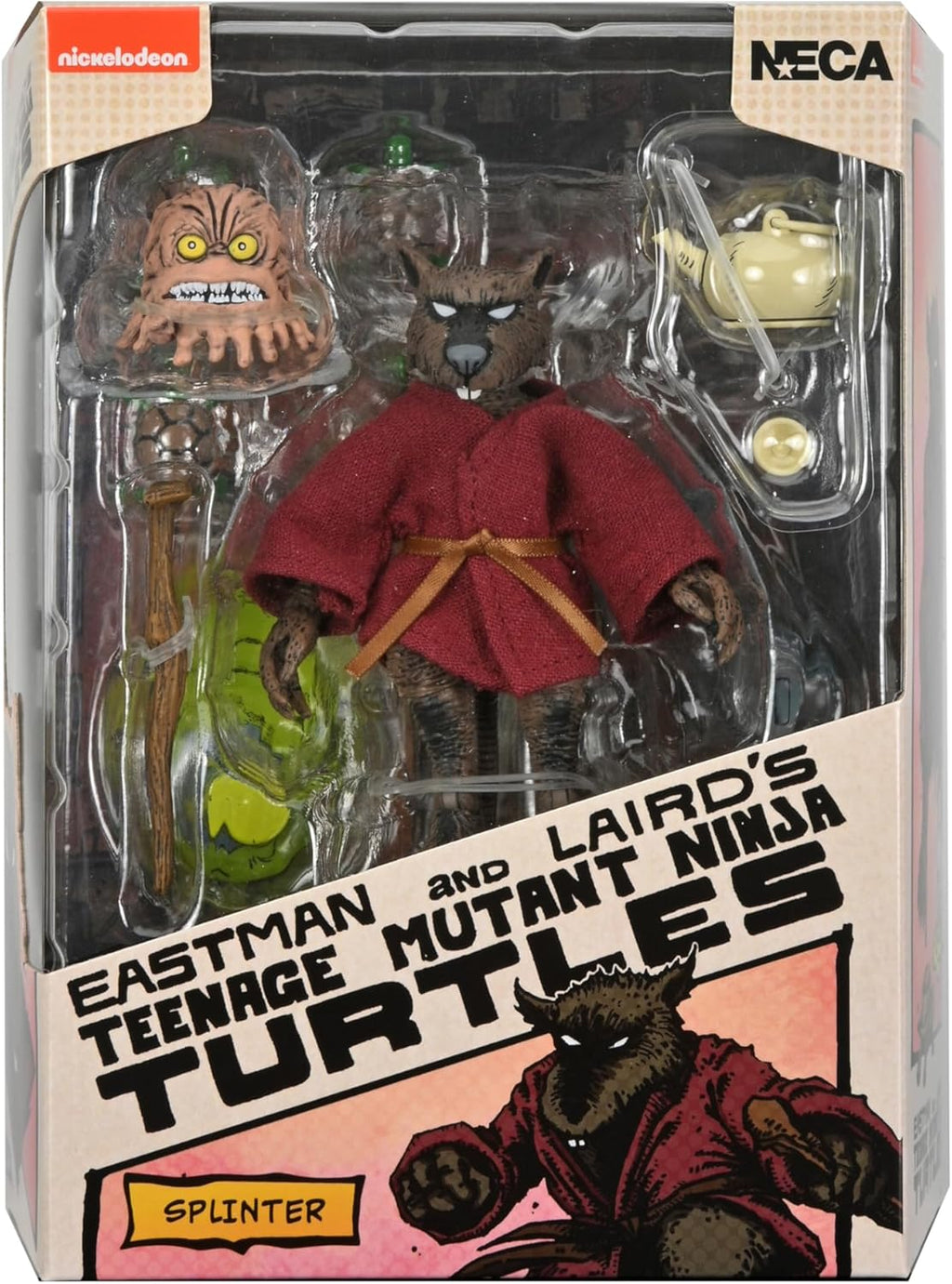 Figura Splinter TMNT Mirage Comics 7” Scale - Neca