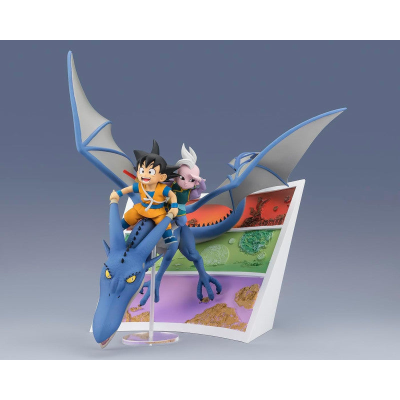 Figura Son Goku (Mini) & Supreme Kai (Mini) - Welcome To The Demon Realm! – Dragon Ball – Figuarts Zero – Bandai