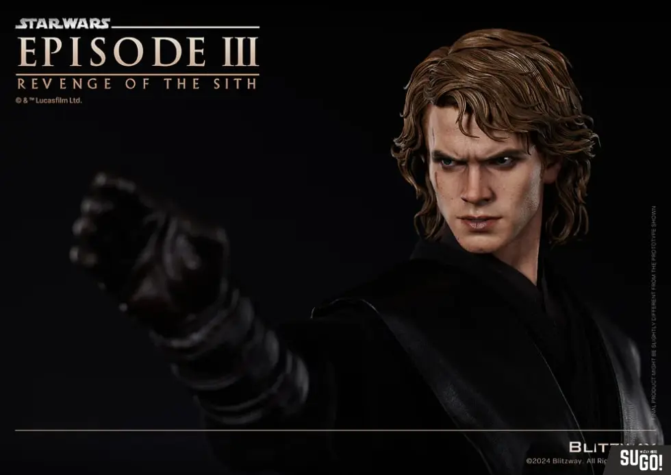 Estátua Anakin Skywalker Black Label Version - Star Wars - Scale 1/4 - Blitzway
