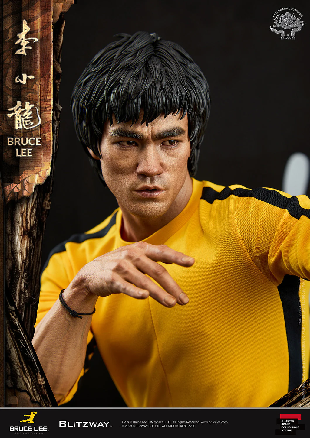 Estátua Bruce Lee Tribute 50th Anniversary (Standard Ver.) - 1/4 Scale - Blitzway