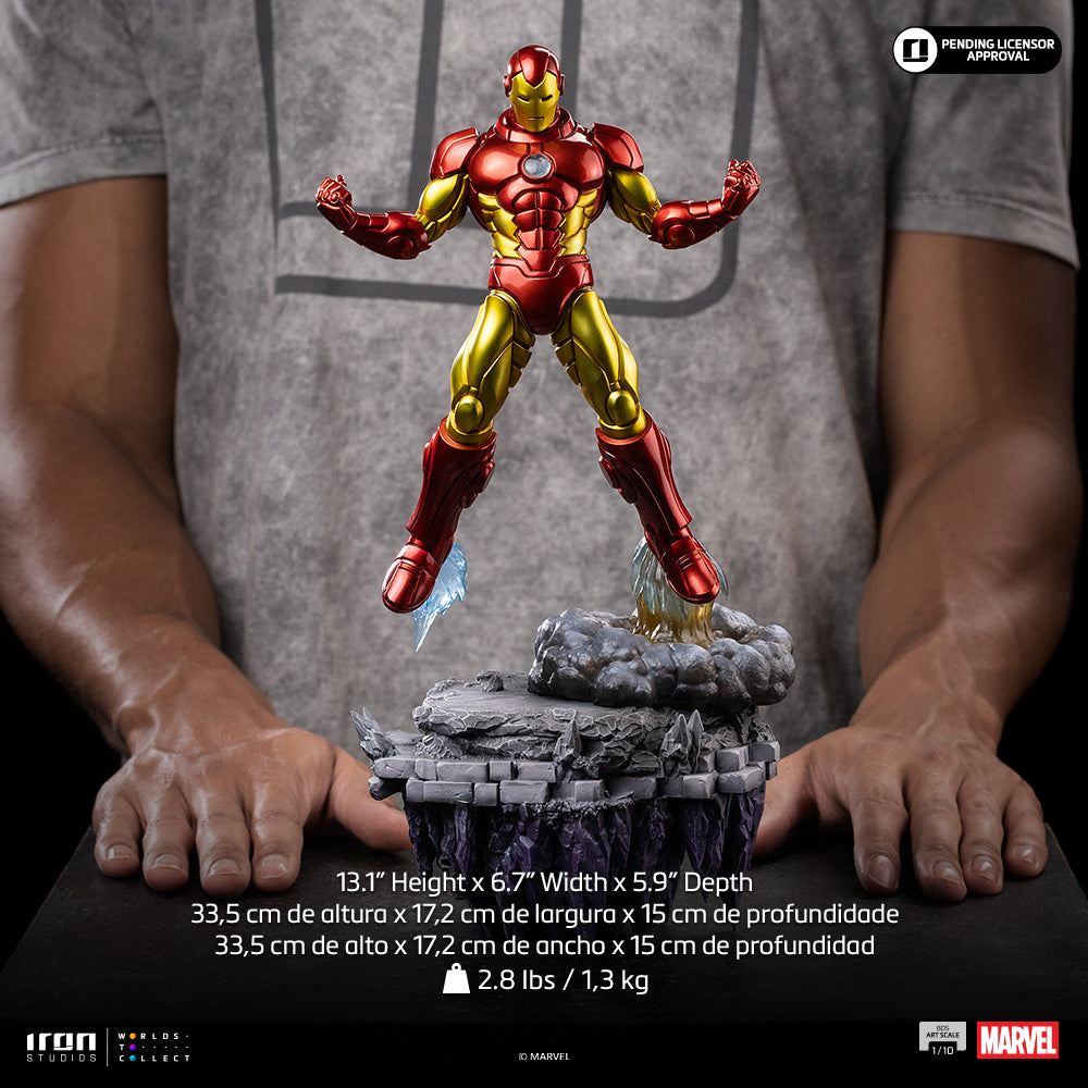 Voucher Pré-venda - Estátua Iron Man Deluxe - Infinity Gauntlet Diorama - BDS Art Scale 1/10 - Iron Studios