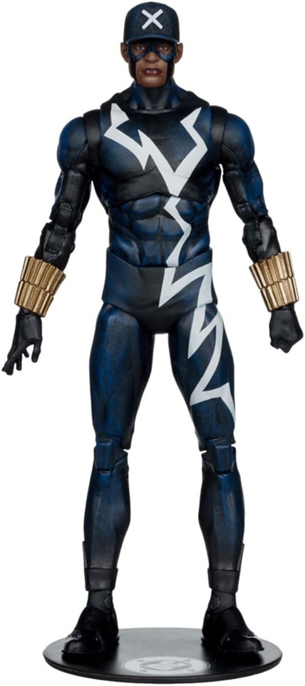 Figura Static Shock (#1) Gold Label - Dc Multiverse - Fire Testing - 7