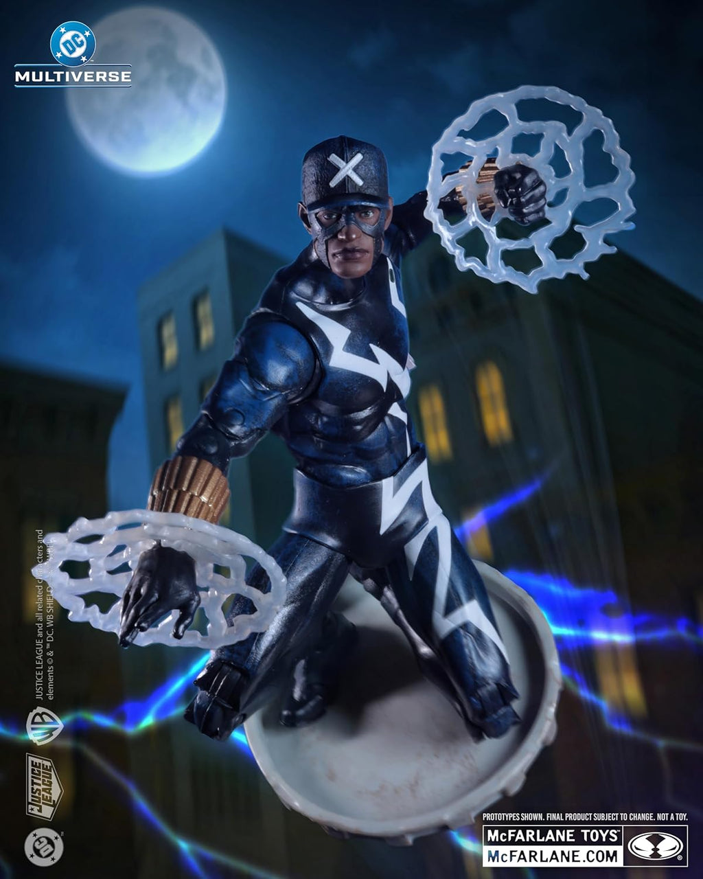 Figura Static Shock (#1) Gold Label - Dc Multiverse - Fire Testing - 7