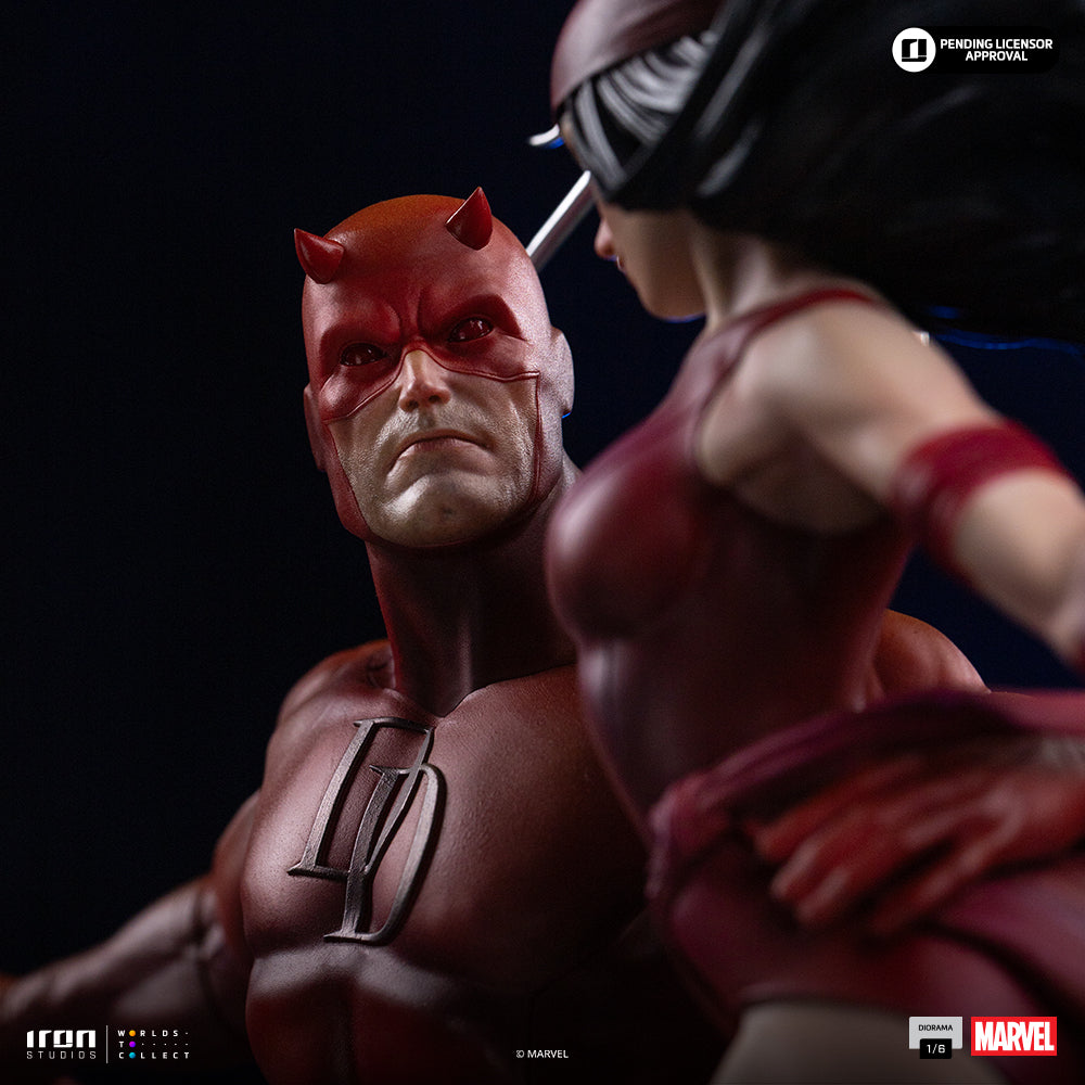 Voucher Pré-venda - Estátua Daredevil and Elektra - Marvel Comics - Diorama 1/6 - Iron Studios