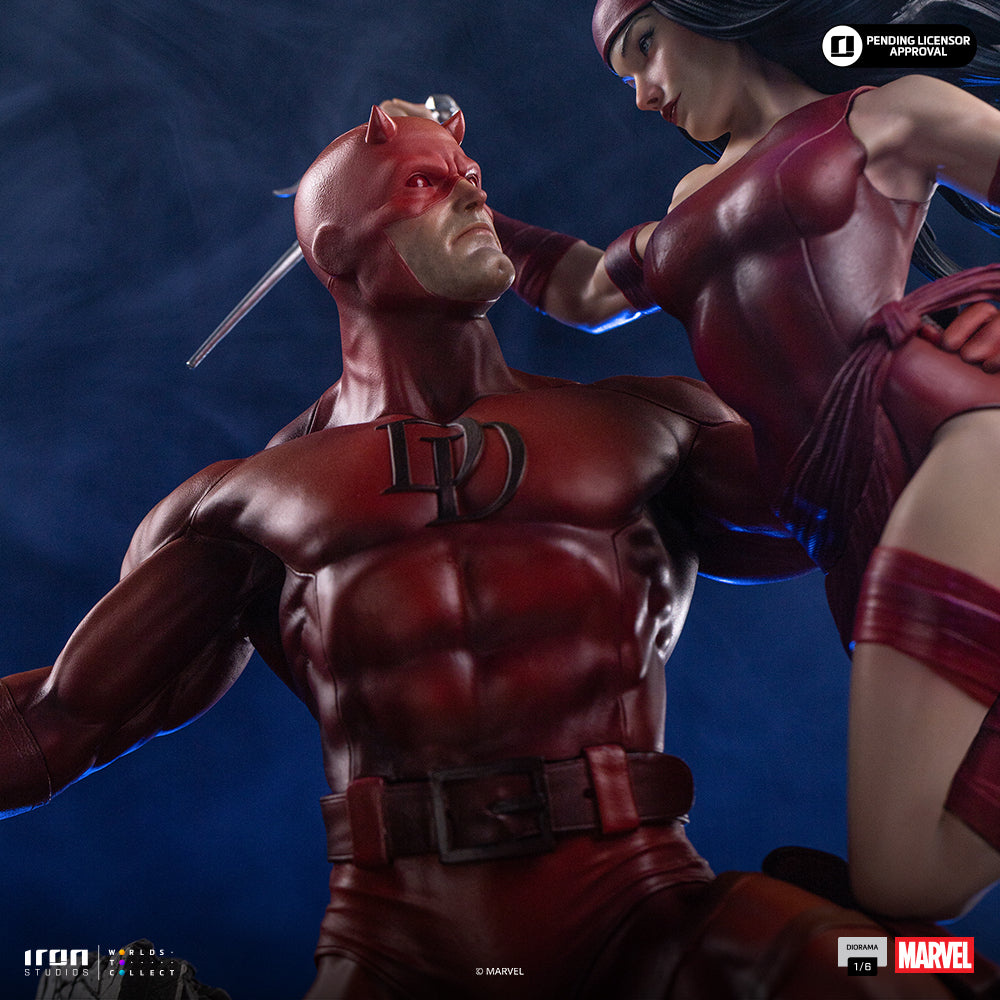 Voucher Pré-venda - Estátua Daredevil and Elektra - Marvel Comics - Diorama 1/6 - Iron Studios