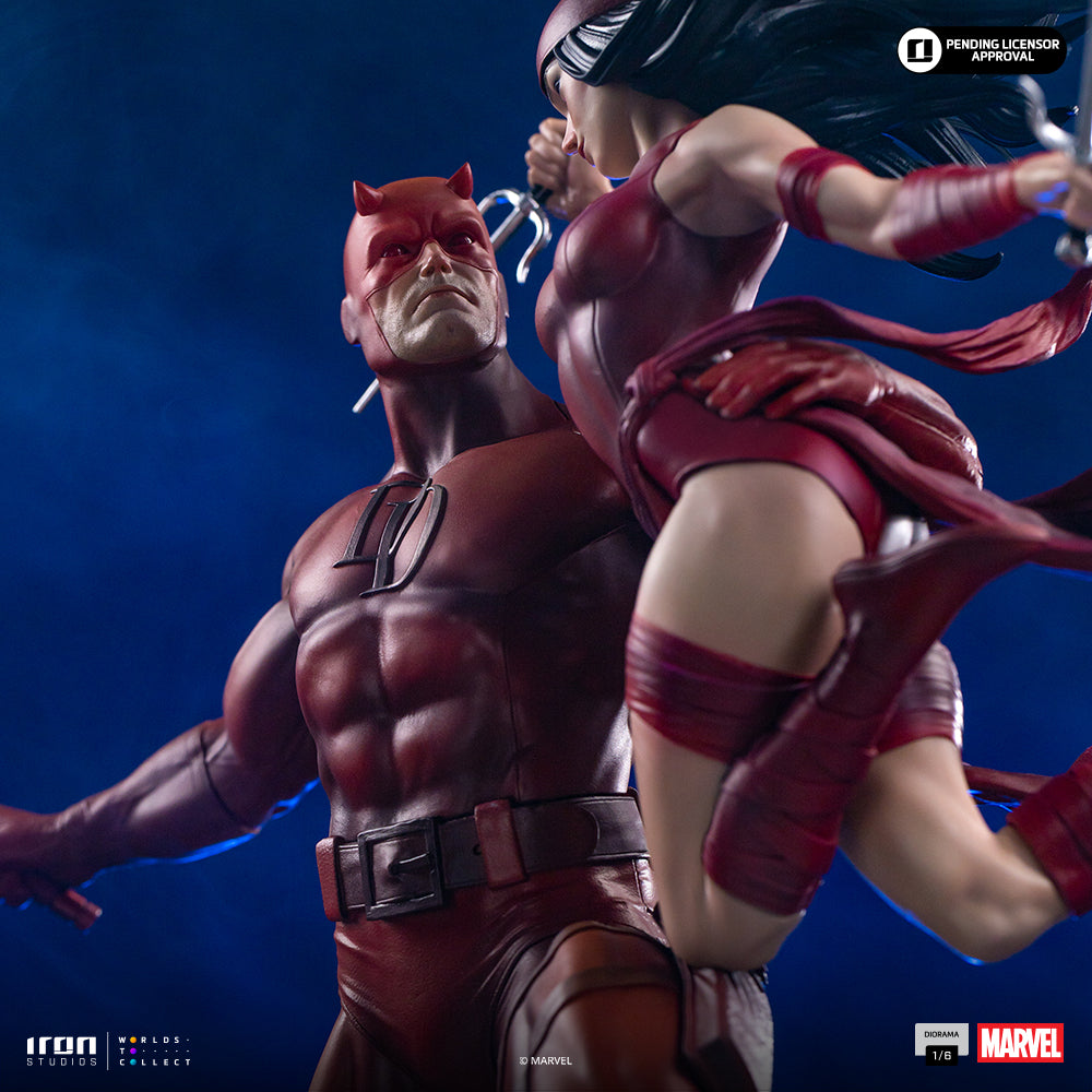 Voucher Pré-venda - Estátua Daredevil and Elektra - Marvel Comics - Diorama 1/6 - Iron Studios
